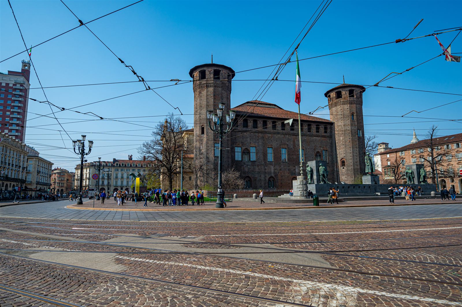 Via Carlo Alberto e Piazza Castello Torino Fotografia Reale